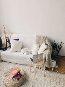 couch in an apartment
